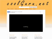 Tablet Screenshot of coolguru.net